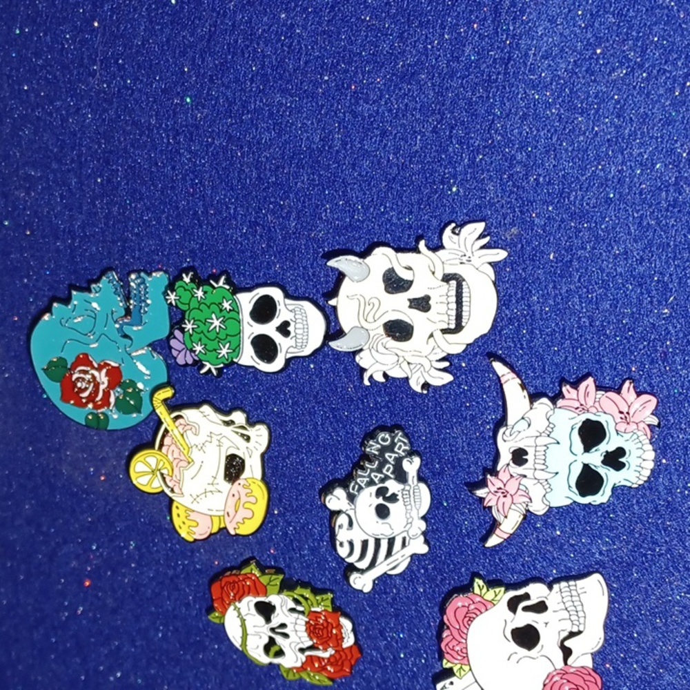 Skull Brooch Collection - Picture 8 of 8
